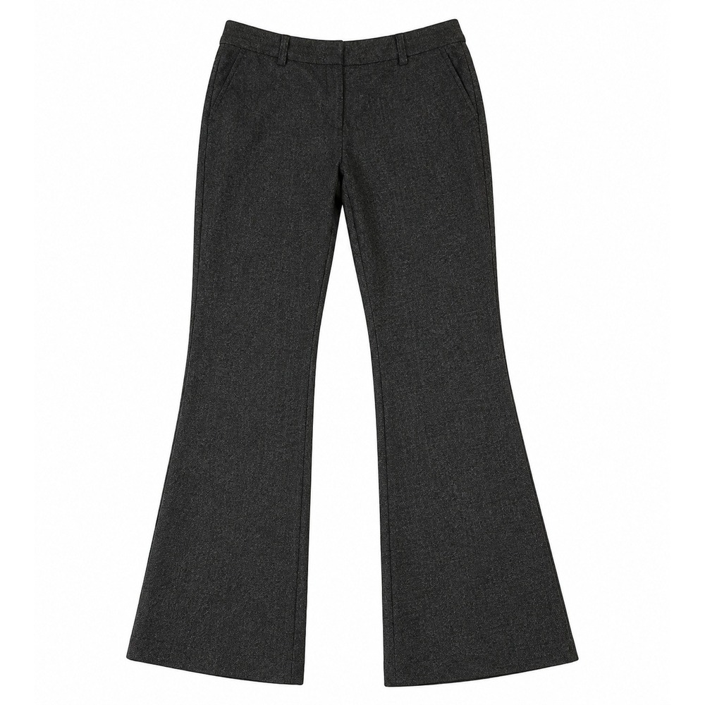 Y2K Dress Pants Mossimo Gray Metallic Wide Leg Trousers Retro Office  Size 8